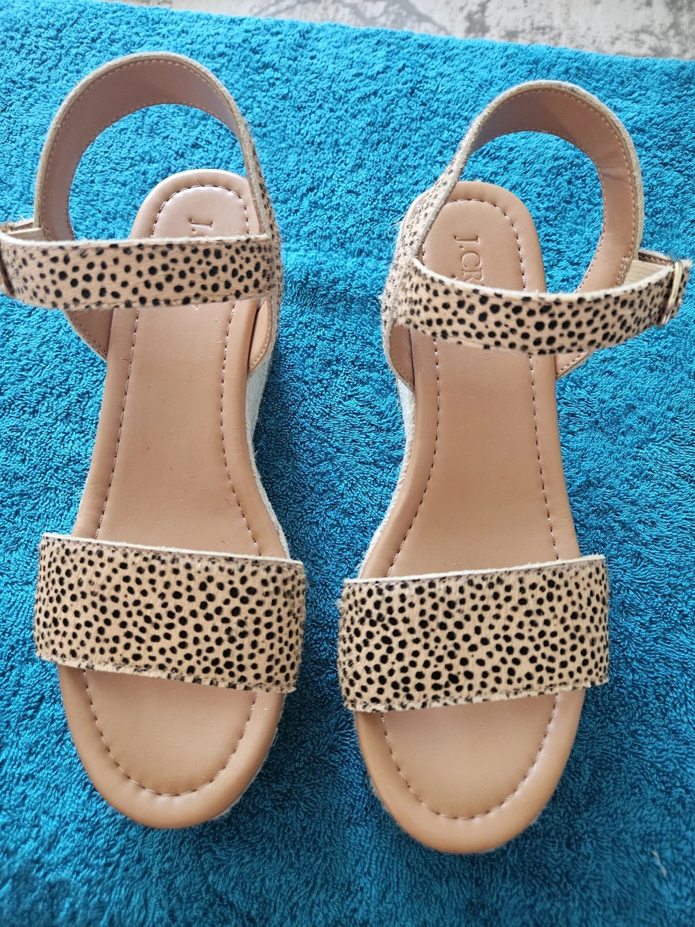 J Crew Wedge Sandals